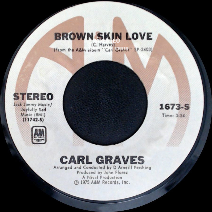 Carl Graves - The Next Best Thing / Brown Skin Love side B