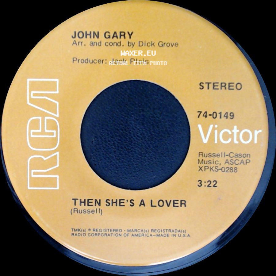 John Gary - The Windmills Of Your Mind / Then She's A Lover side B