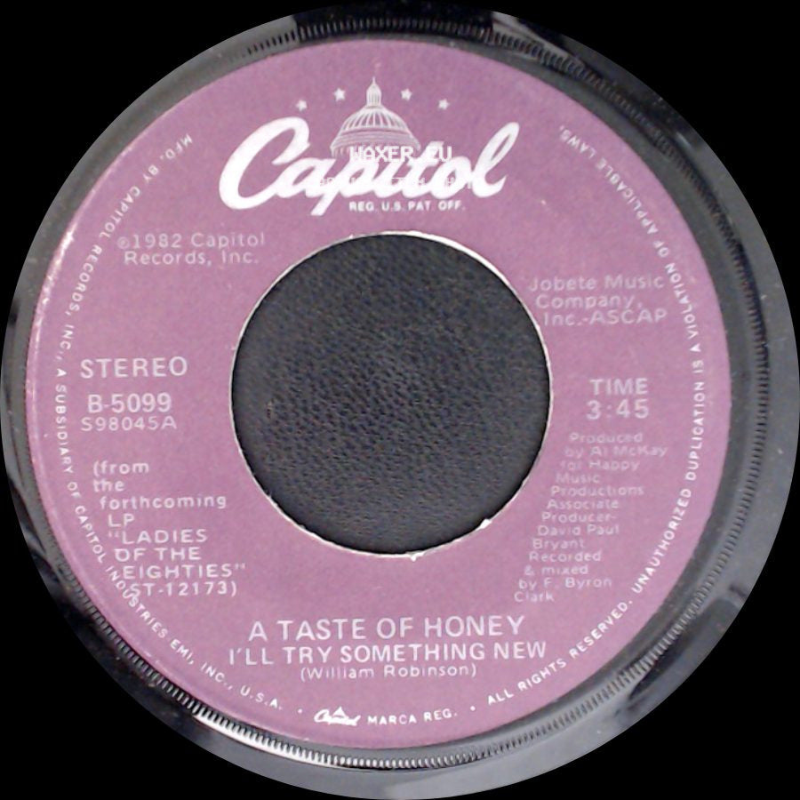 A Taste Of Honey - I'll Try Something New / Good-Bye Baby side A