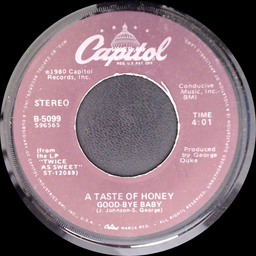 A Taste Of Honey - Good-Bye Baby / I'll Try Something New side A