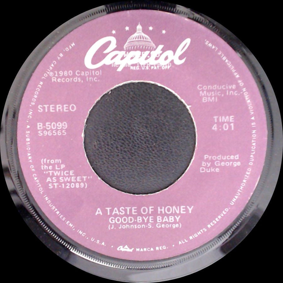 A Taste Of Honey - Good-Bye Baby / I'll Try Something New side A