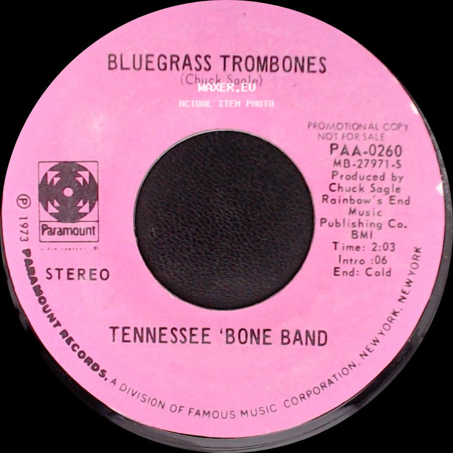 Tennessee 'bone Band - Boogie Woogie / Bluegrass Trombones side B
