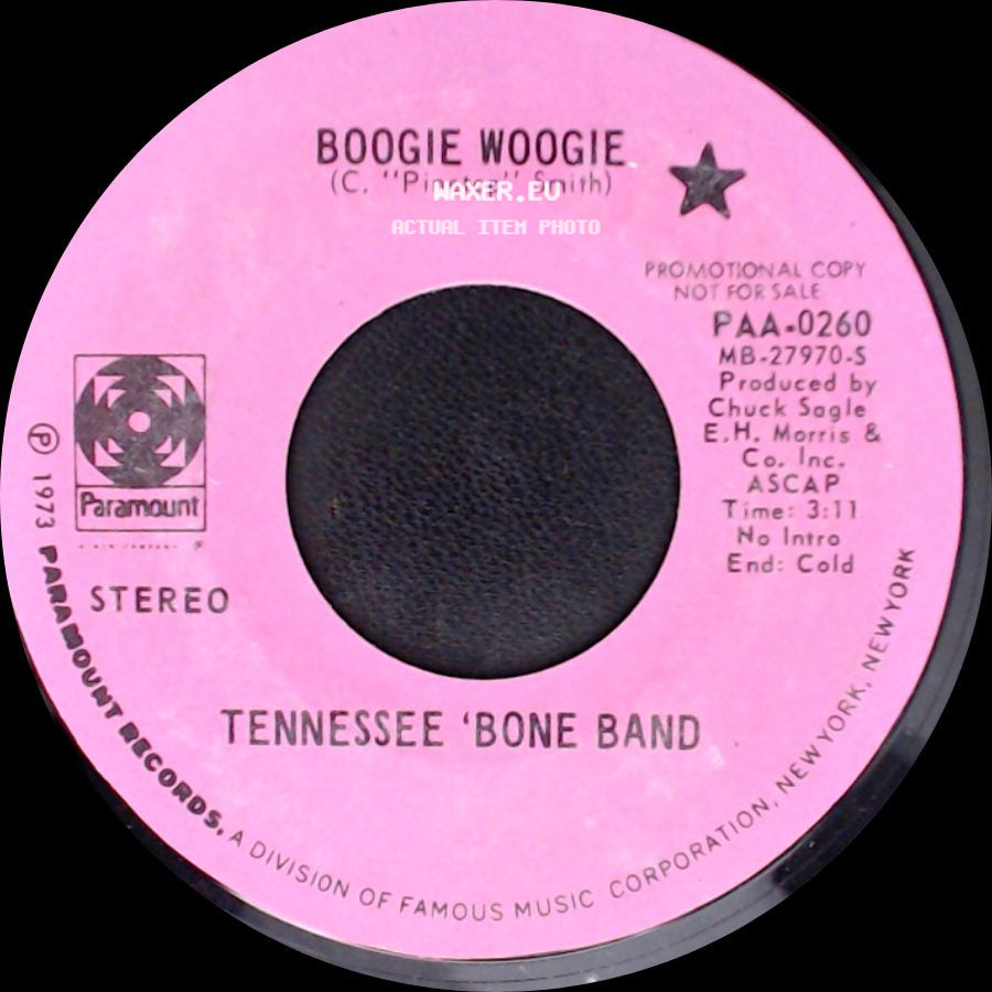 Tennessee 'bone Band - Boogie Woogie / Bluegrass Trombones side A