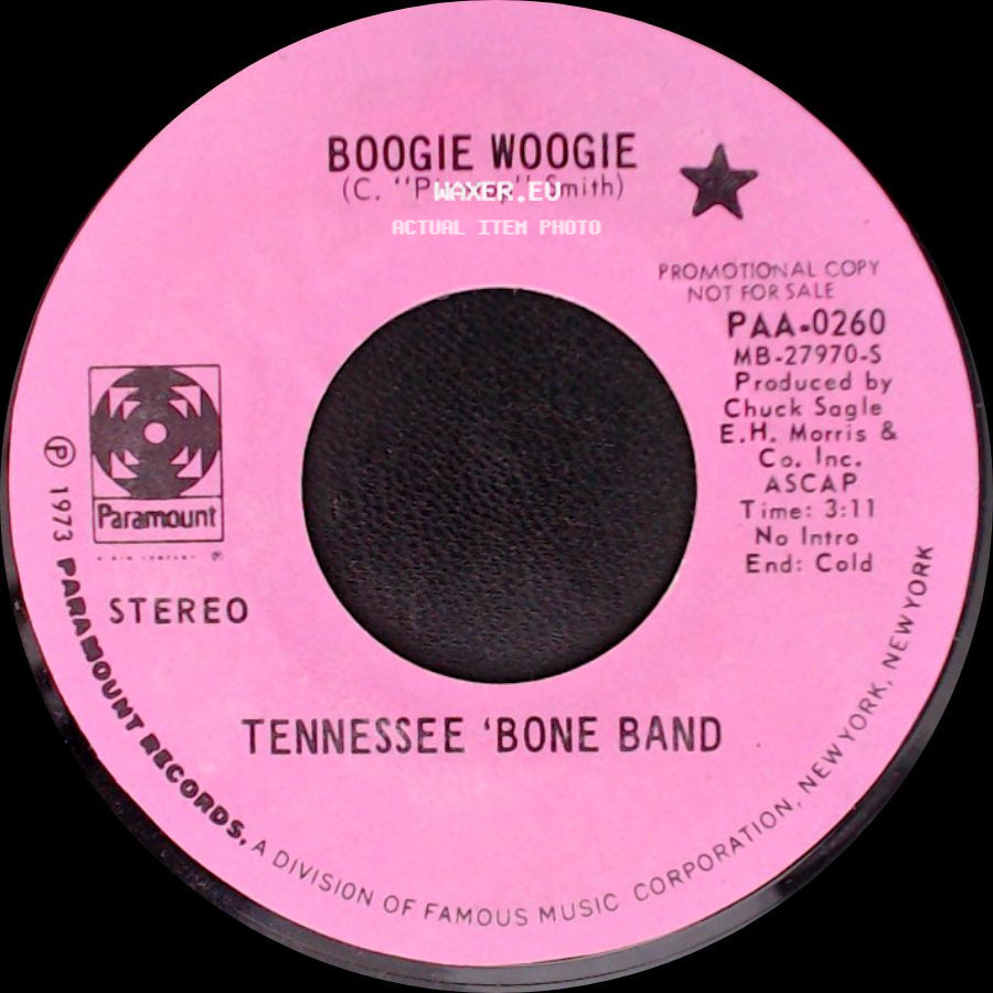 Tennessee 'bone Band - Boogie Woogie / Bluegrass Trombones side A