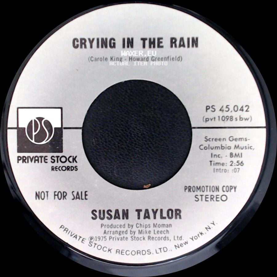 Susan Taylor - Crying In The Rain / Crying In The Rain side B