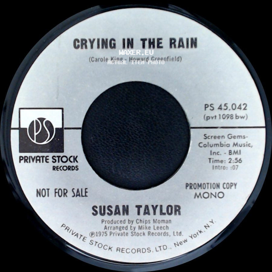 Susan Taylor - Crying In The Rain / Crying In The Rain side A