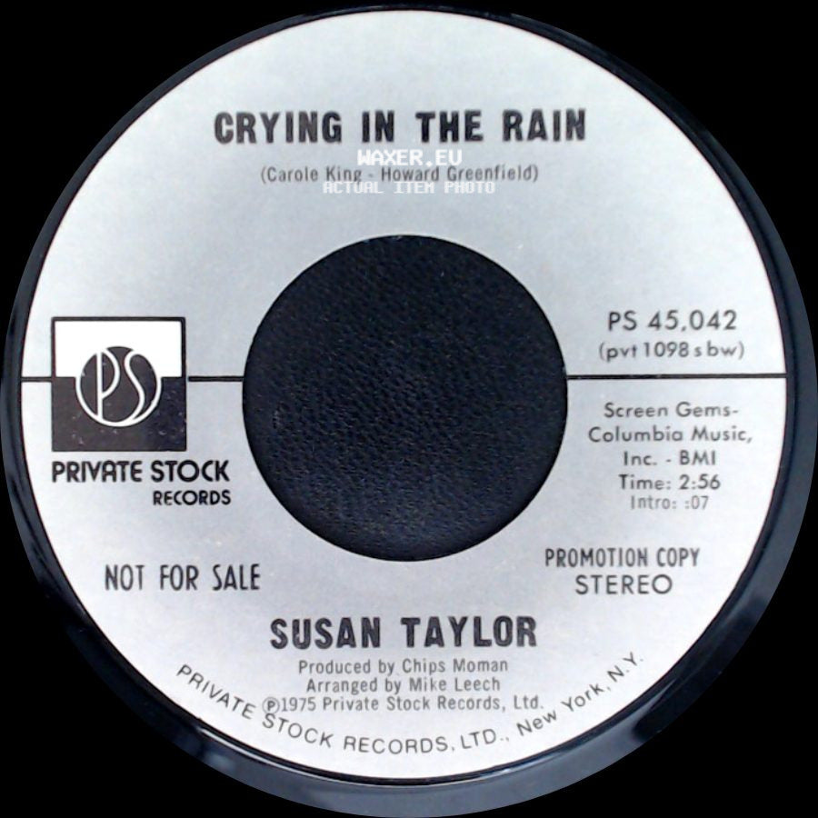 Susan Taylor - Crying In The Rain / Crying In The Rain side B