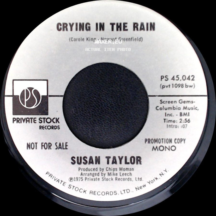 Susan Taylor - Crying In The Rain / Crying In The Rain side A
