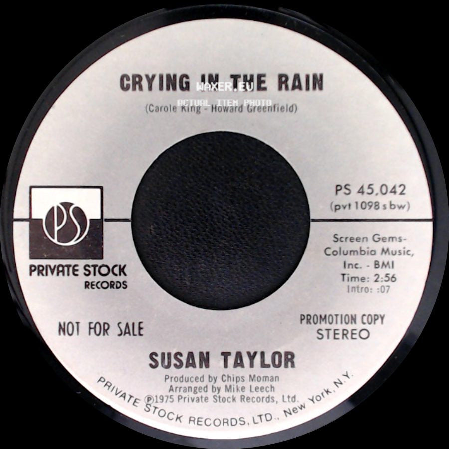 Susan Taylor - Crying In The Rain / Crying In The Rain side B