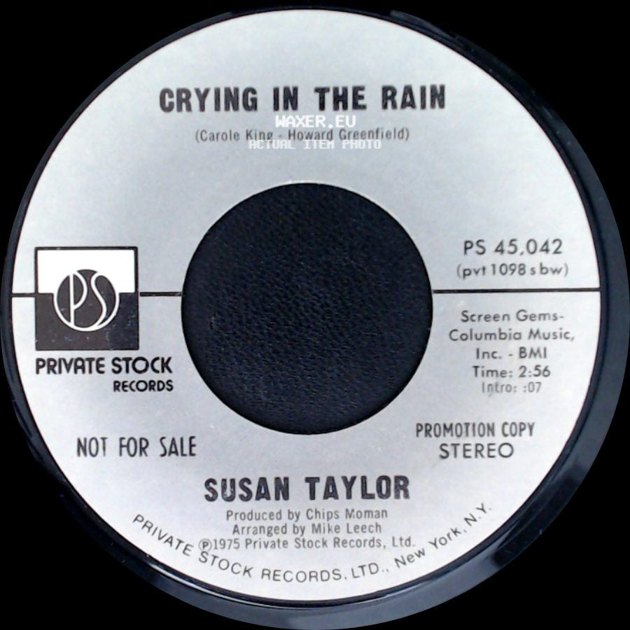 Susan Taylor - Crying In The Rain / Crying In The Rain side B