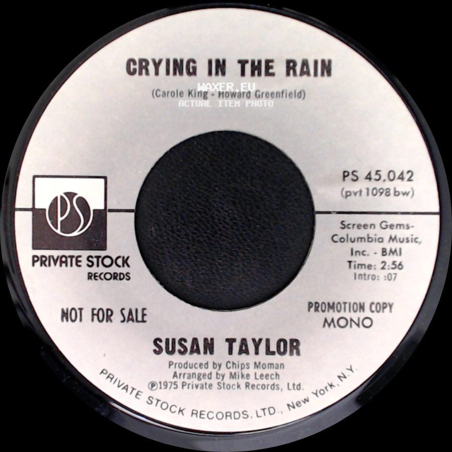 Susan Taylor - Crying In The Rain / Crying In The Rain side B