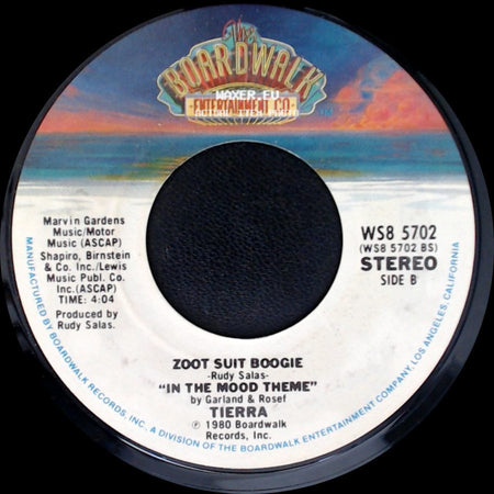 Tierra - Together / Zoot Suit Boogie "In The Mood Theme" side B
