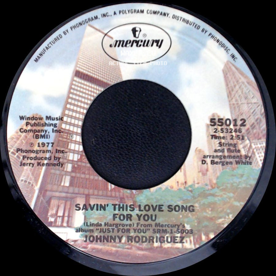 Johnny Rodriguez - Que Te Quiero / Savin' This Love Song For You side B