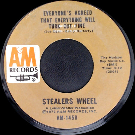 Stealers Wheel - Everyone's Agreed That Everything Will Turn Out Fine / Next To Me side A