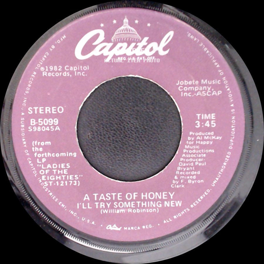 A Taste Of Honey - I'll Try Something New / Good-Bye Baby side A