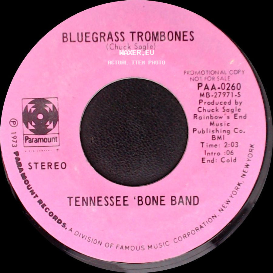 Tennessee 'bone Band - Bluegrass Trombones / Boogie Woogie side A