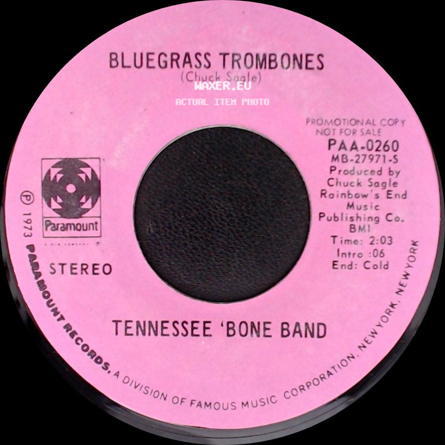 Tennessee 'bone Band - Bluegrass Trombones / Boogie Woogie side A