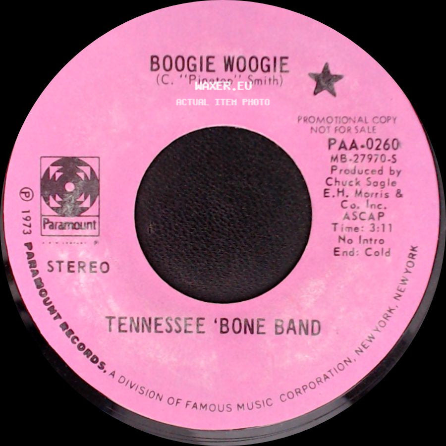 Tennessee 'bone Band - Boogie Woogie / Bluegrass Trombones side A
