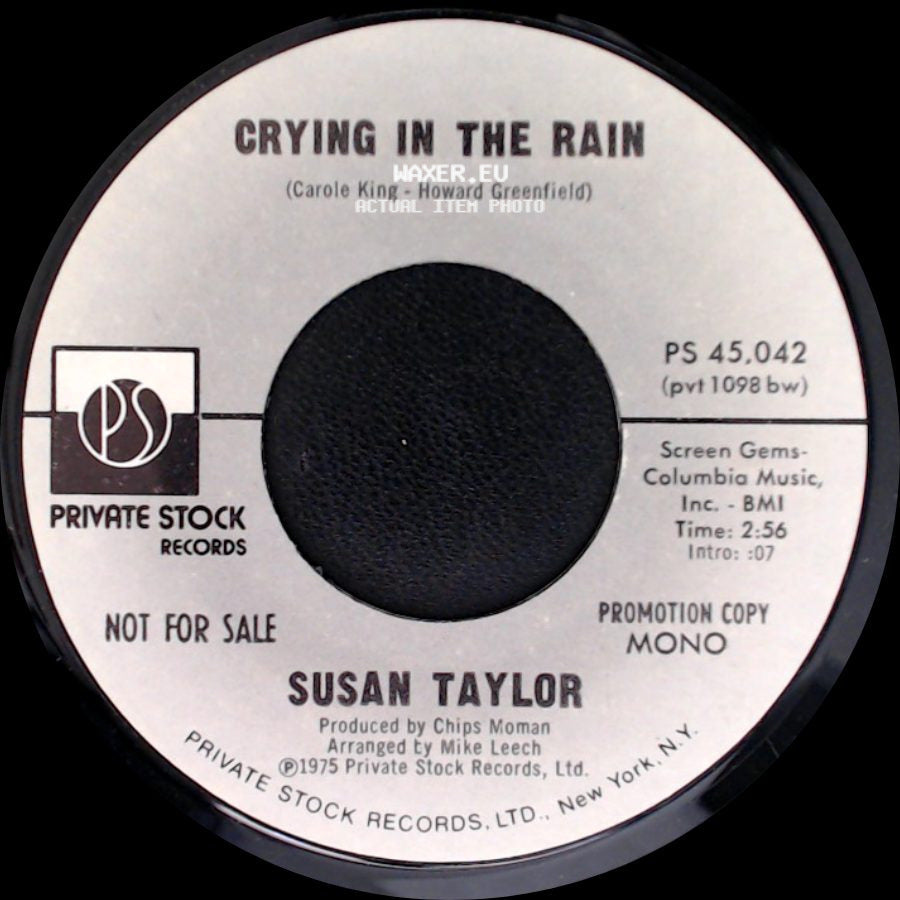 Susan Taylor - Crying In The Rain / Crying In The Rain side B