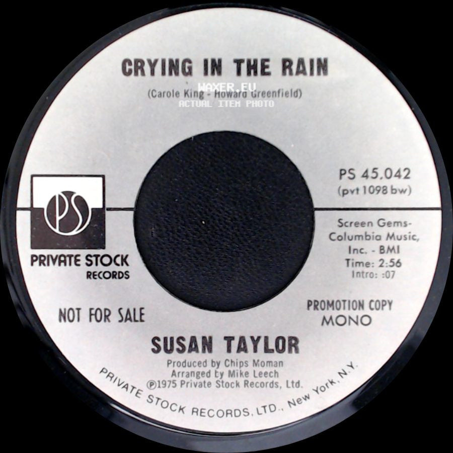 Susan Taylor - Crying In The Rain / Crying In The Rain side A