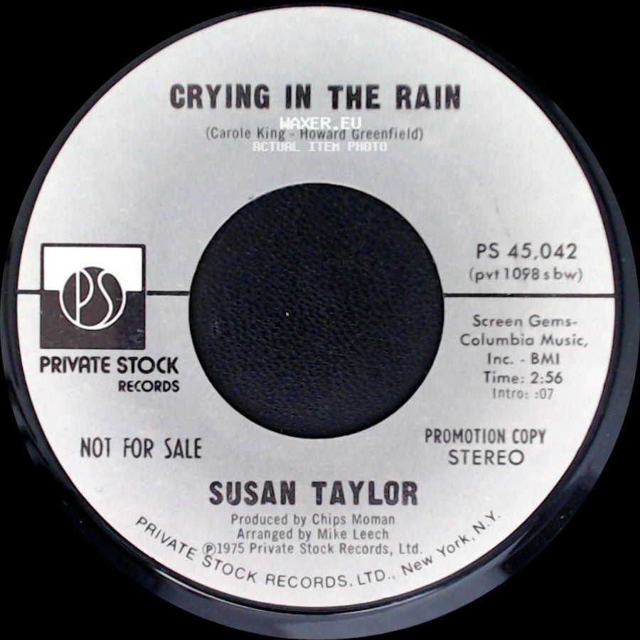 Susan Taylor - Crying In The Rain / Crying In The Rain side B