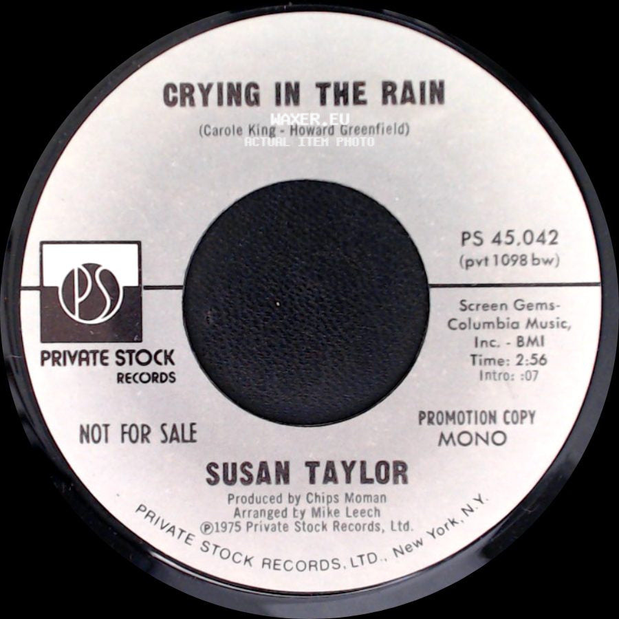 Susan Taylor - Crying In The Rain / Crying In The Rain side A