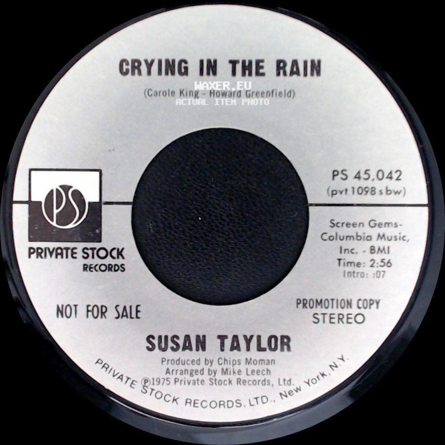 Susan Taylor - Crying In The Rain / Crying In The Rain side B