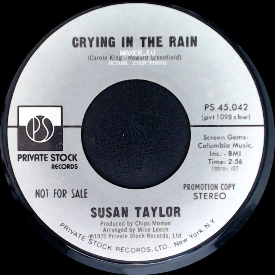 Susan Taylor - Crying In The Rain / Crying In The Rain side B