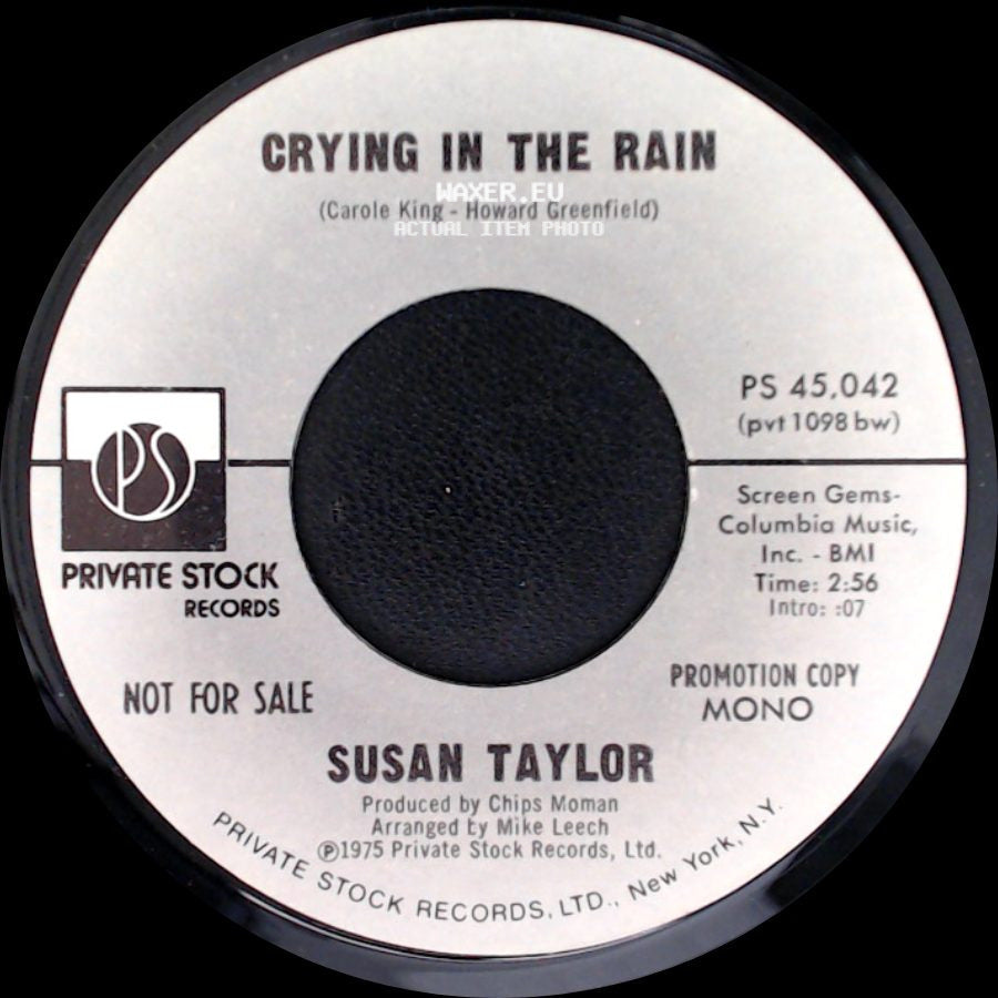Susan Taylor - Crying In The Rain / Crying In The Rain side A