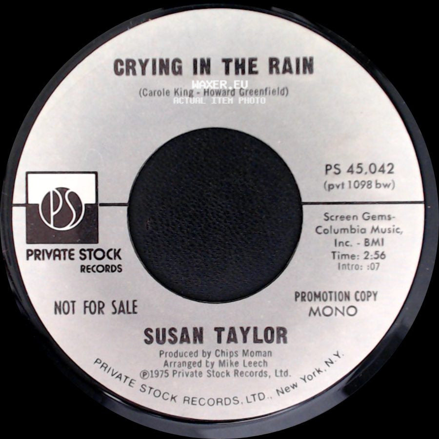 Susan Taylor - Crying In The Rain / Crying In The Rain side A