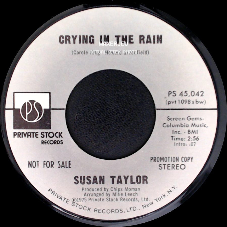 Susan Taylor - Crying In The Rain / Crying In The Rain side B