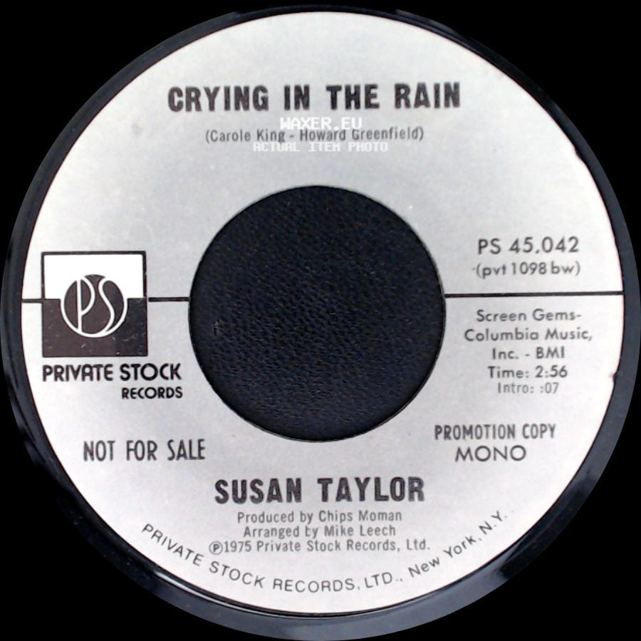 Susan Taylor - Crying In The Rain / Crying In The Rain side A