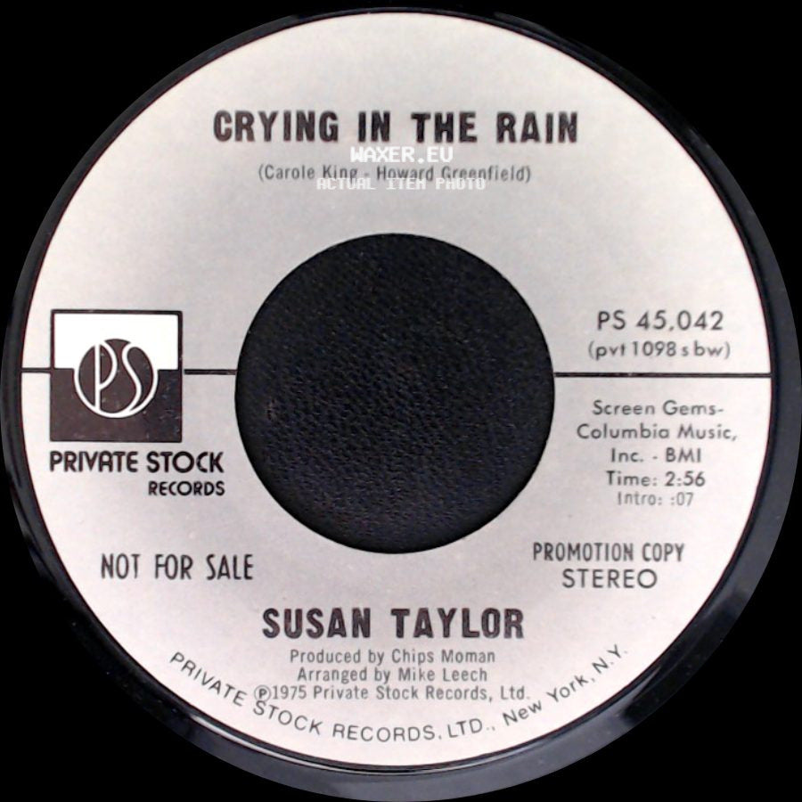 Susan Taylor - Crying In The Rain / Crying In The Rain side B