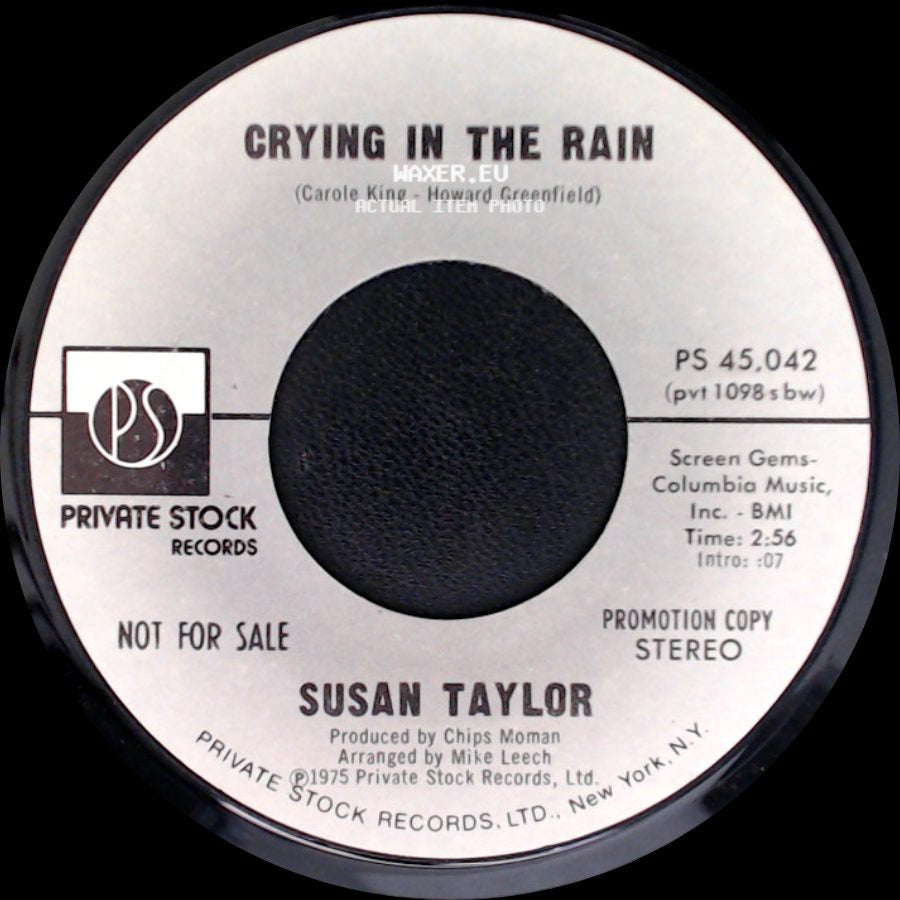 Susan Taylor - Crying In The Rain / Crying In The Rain side B