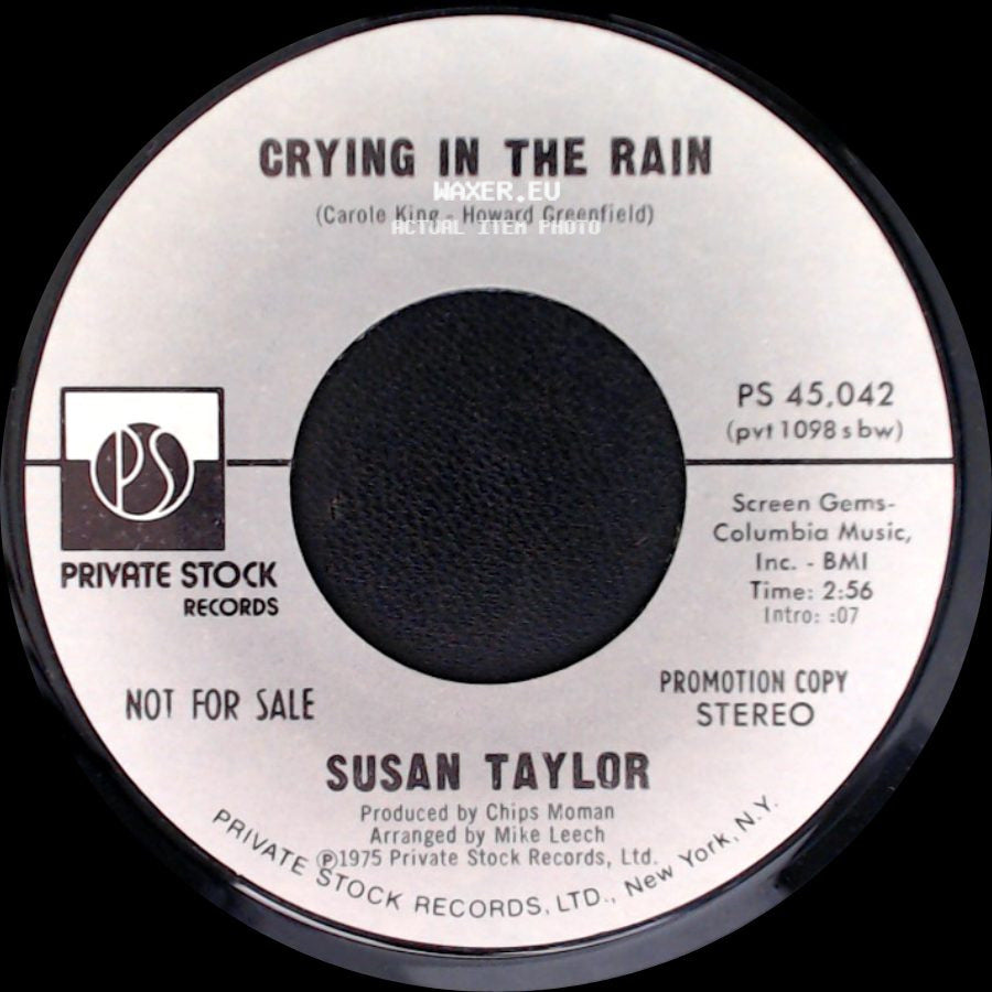 Susan Taylor - Crying In The Rain / Crying In The Rain side B