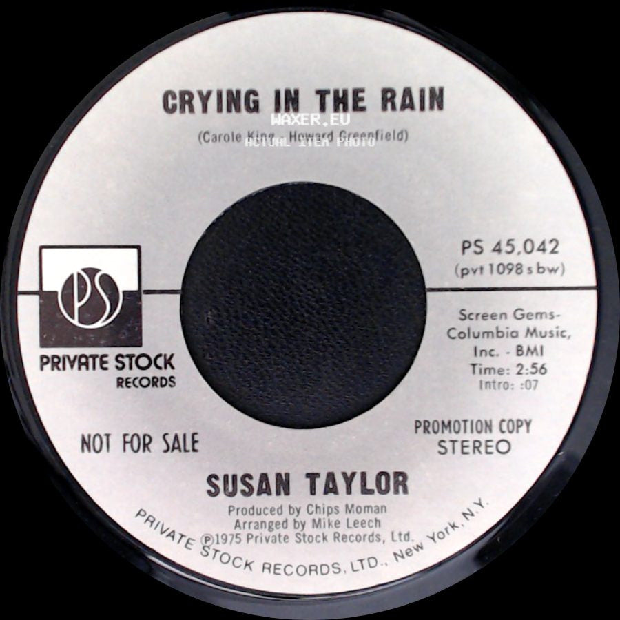 Susan Taylor - Crying In The Rain / Crying In The Rain side B