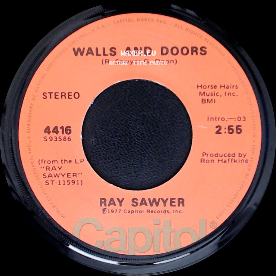 Ray Sawyer - I Need The High (But I Can't Stand The Taste) / Walls And Doors side B