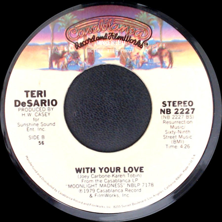 Teri Desario & K.C. / Teri Desario - Yes, I'm Ready / With Your Love side B
