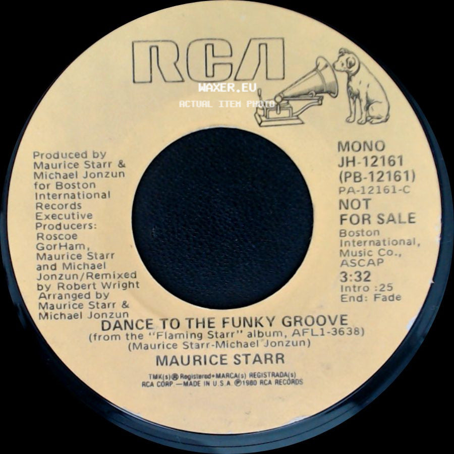 Maurice Starr - Dance To The Funky Groove / Dance To The Funky Groove side A