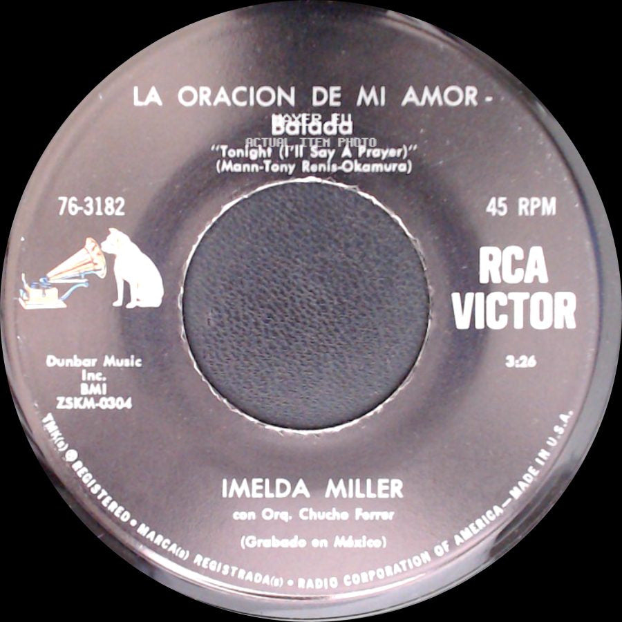 Imelda Miller - La Oracion De Mi Amor - Balada / La Banda Dominguera - Polka side A