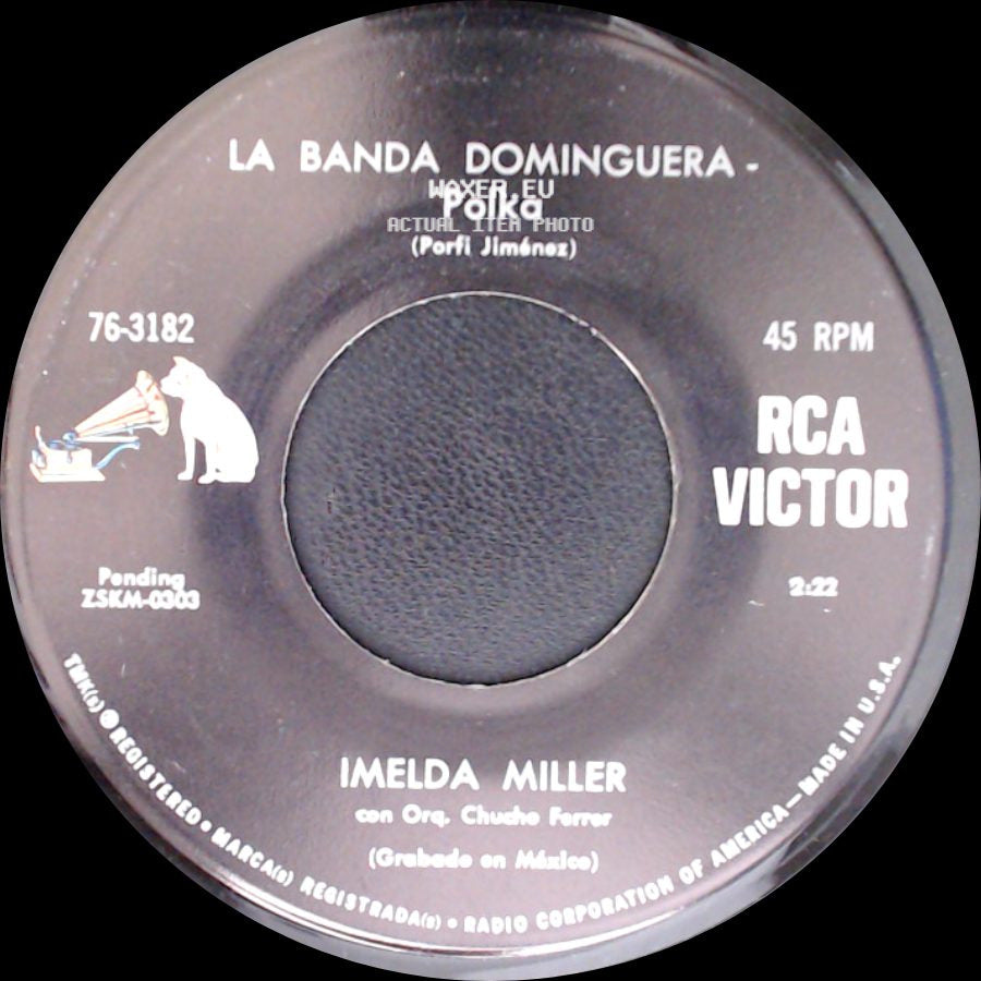 Imelda Miller - La Oracion De Mi Amor - Balada / La Banda Dominguera - Polka side B