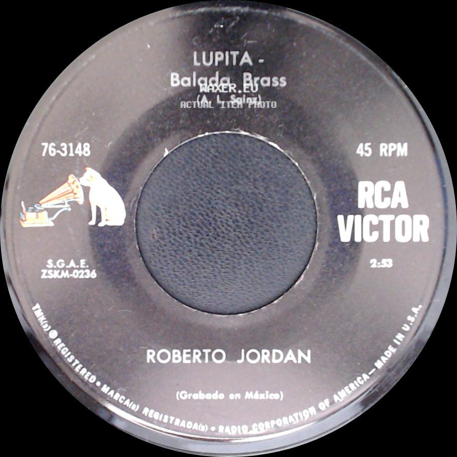 Roberto Jordan - Lupita - Balada Brass / Nada Soy - Balada side A