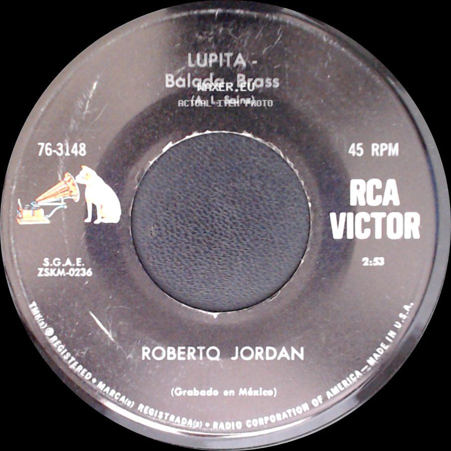 Roberto Jordan - Lupita - Balada Brass / Nada Soy - Balada side A