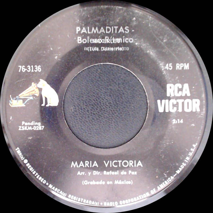 Maria Victoria - Llanto Y Mas Llanto - Bolero Rítmico / Palmaditas - Bolero Rítmico side B