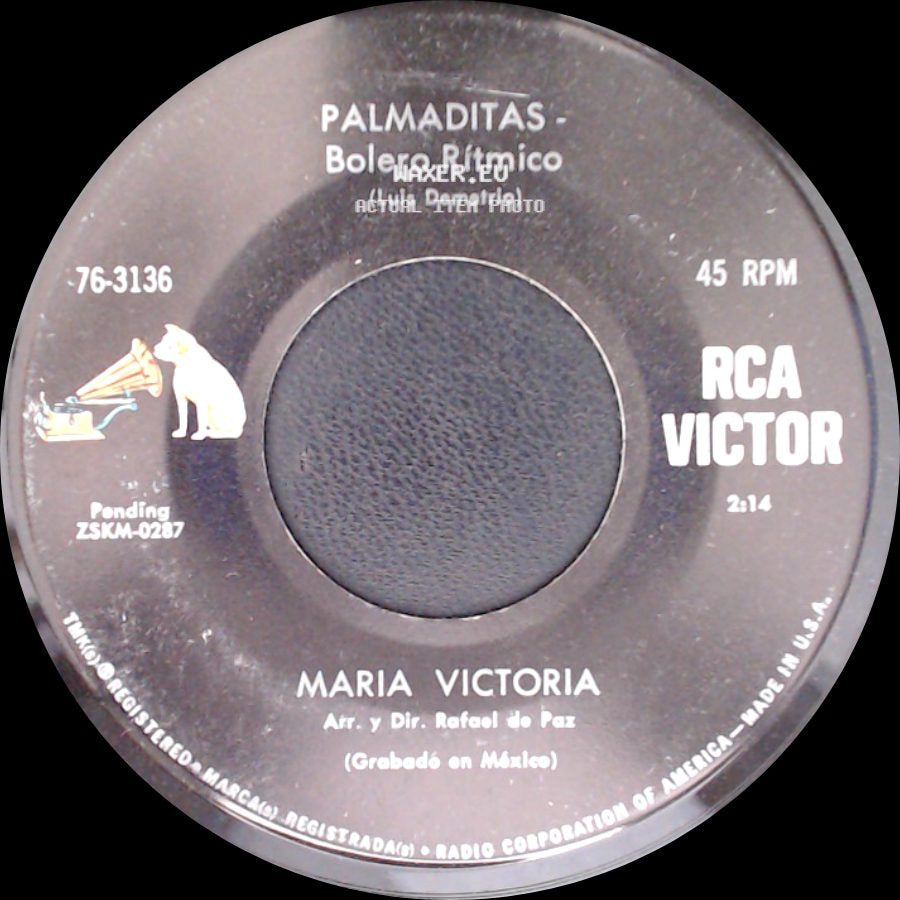 Maria Victoria - Palmaditas - Bolero Rítmico / Llanto Y Mas Llanto side A