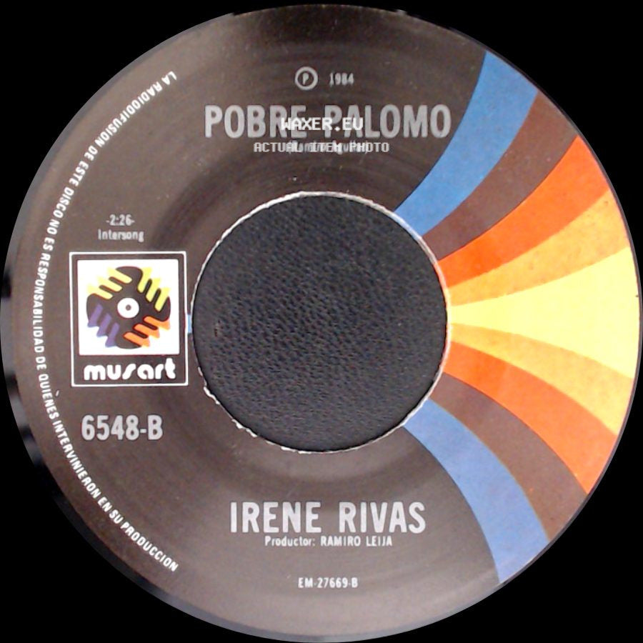 Irene Rivas - Pobre Palomo / Descarado side A
