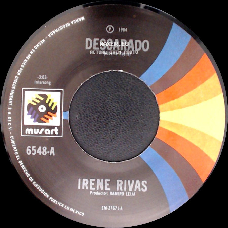 Irene Rivas - Pobre Palomo / Descarado side B