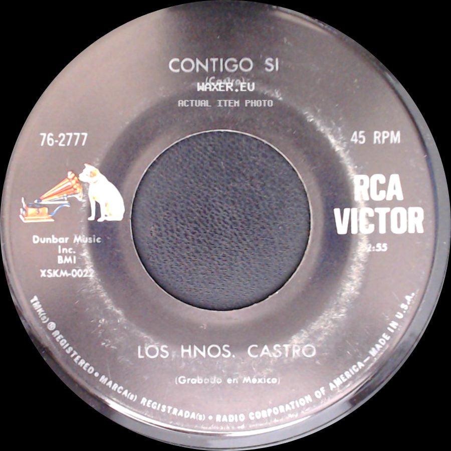 Los Hnos. Castro - Palabras-Tienes Tus Problems / Contigo Si side B