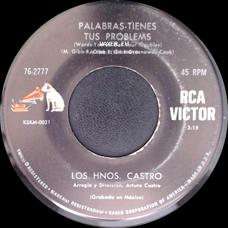 Los. Hnos. Castro - Palabras-Tienes Tus Problems / Contigo Si side A