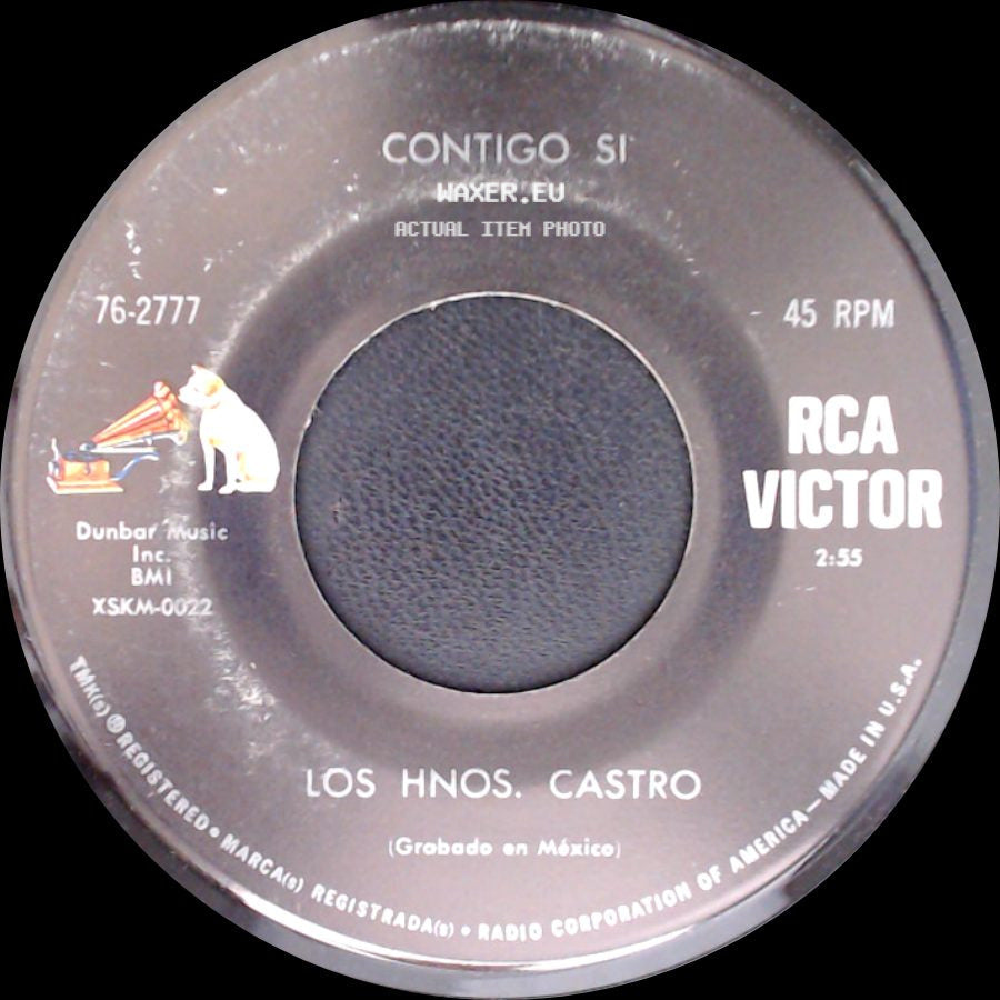 Los. Hnos. Castro - Palabras-Tienes Tus Problems / Contigo Si side B